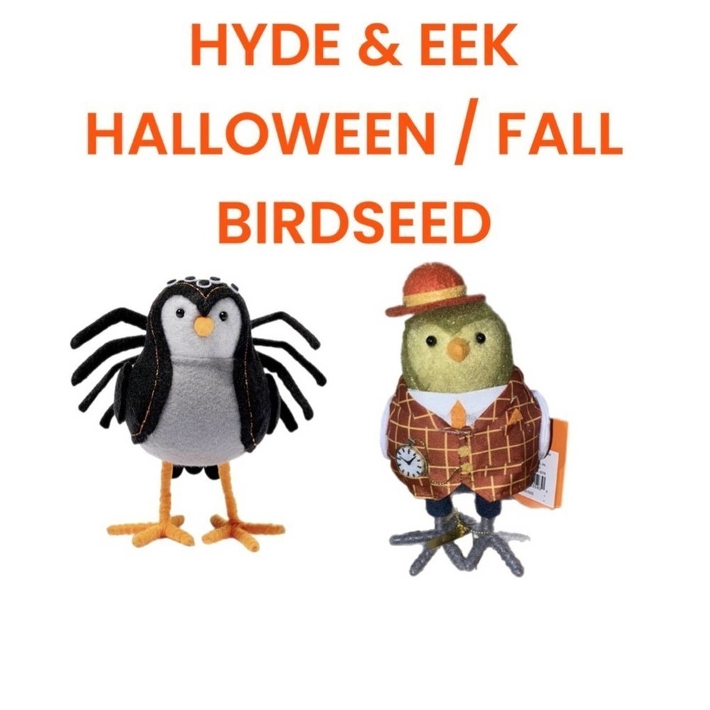 Target Halloween Fall Bird Set Featherly Friends Hyde & Eek Oats & Webber Spider